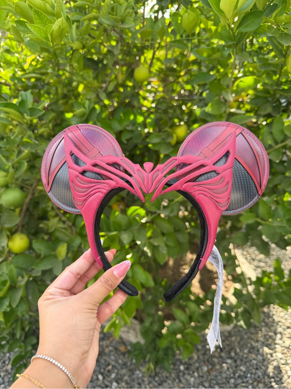 Red Decorative Women's Ear Headband - Designer Style